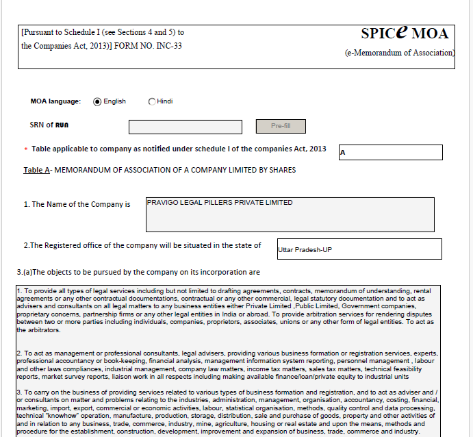 Section 8 Company Registration